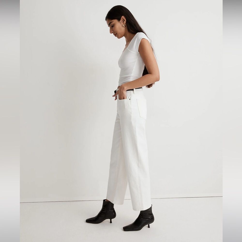 Madewell Women's High Rise Jeans - White - Picture 3 of 16
